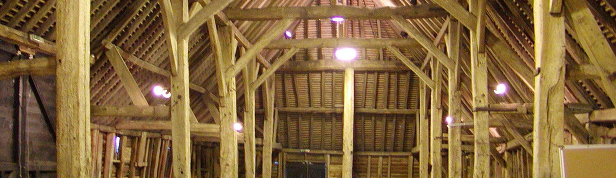 Wanborough Barn internal view banner image