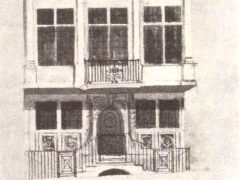 Drawing of exterior Guildford House