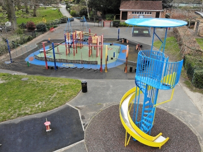 Stoke Park Playground Aerial