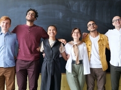 Group of happy people