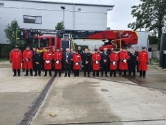 Chelsea pensioners Chelsea pensioners at Guildford Fire Station as part of the Veterans' Hub