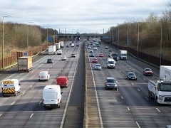 traffic on the M25