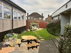 Artventure project outside space with seating