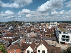 Aerial view of Guildford