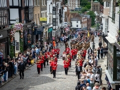 4th Battalion of the Princess of Wales's Royal Regiment at Freedom Parade June 2024