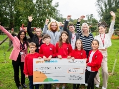 Image of Northmead school children cheque presentation