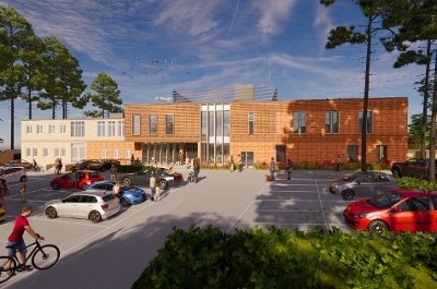 Image of the new Phyllis Tuckwell Hospice Care building