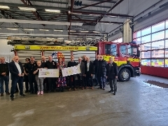 Rotary Club Christmas Concert cheque presentation