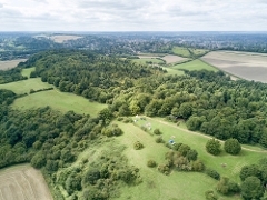 A view over green space in Guildford