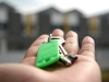 Hand with keys to new accommodation