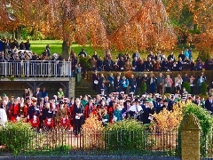 Remembrance Sunday in castle grounds 2025