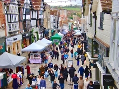 Busy November High Street 