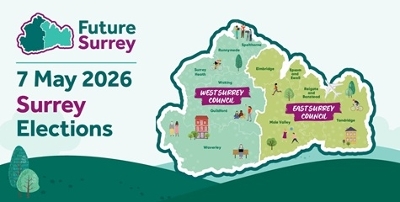 Future Surrey elections map