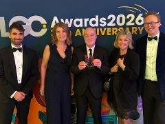 Staff at awards evening