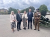 Guildford Borough Council representatives at the passing out parade at ATC Pirbright