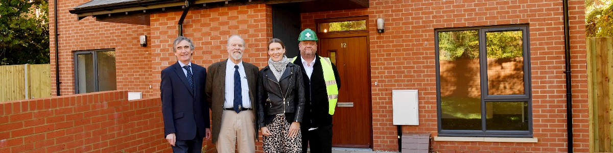 Philip O'Dwyer, Director of Community Services at Guildford Borough Council, Cllr Philip Brooker, Lead Cllr for Housing and Planning Development, Rachel Harper, New Build Development Manager