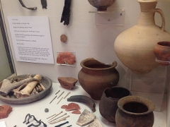 Permanent exhibition image Roman pottery